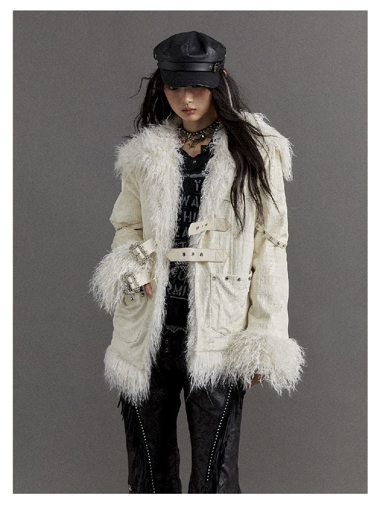 Loose Long Thickened Plush Coat Fur【s0000010321】