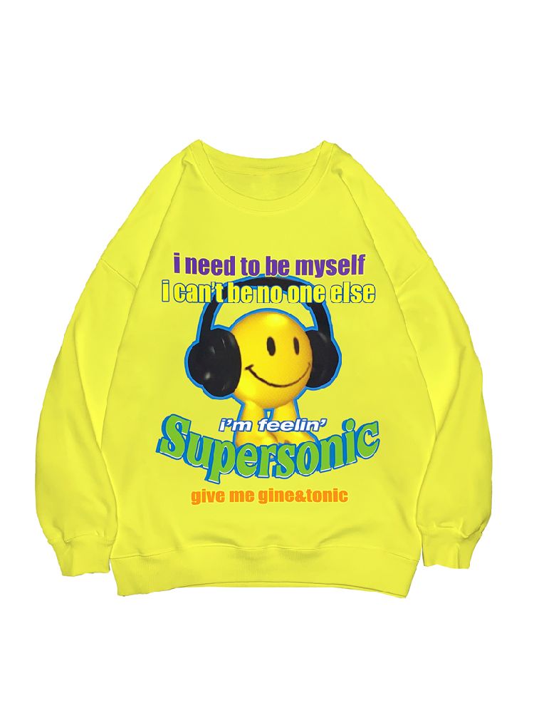 American Casual Street Smiley Loose Pullover [S0000010265]