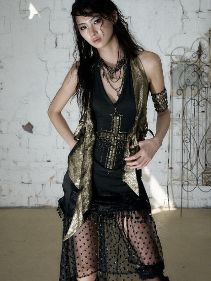 French Palace Satin Mermaid Skirt【s0000017238】