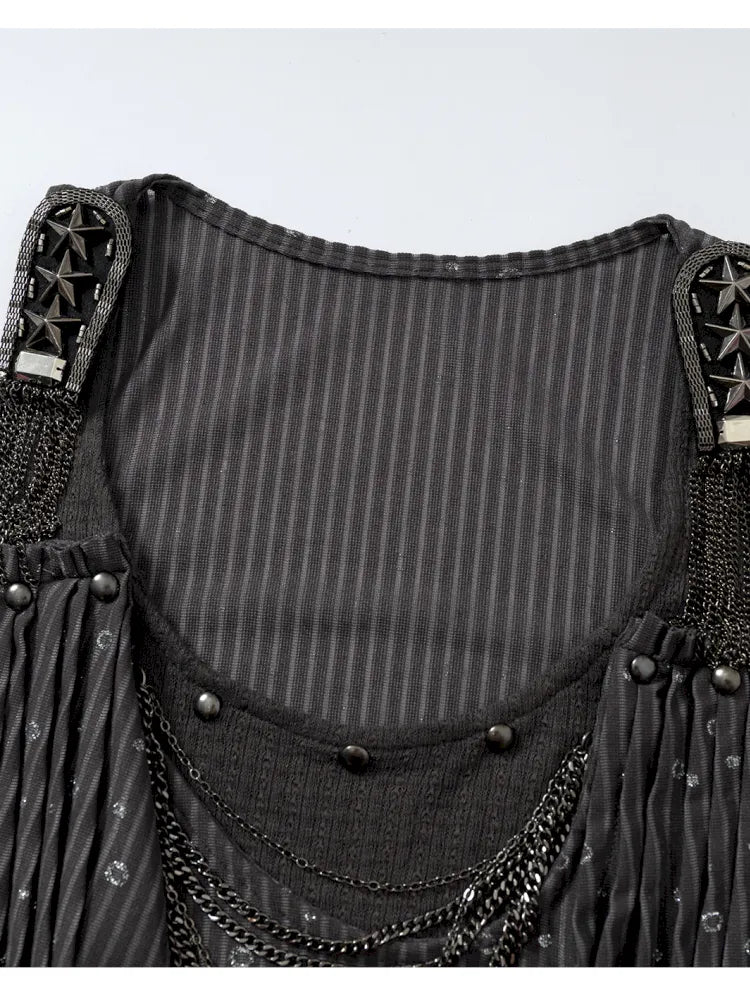 Off-Shoulder Long Sleeve Blouse【s0000014121】