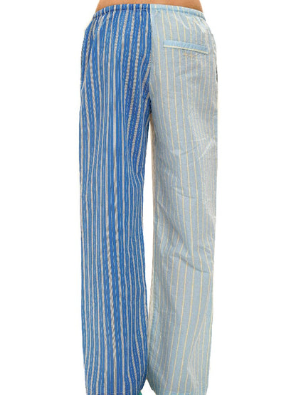 Striped Beaded Bikini Shirt Pants【s0000017415】
