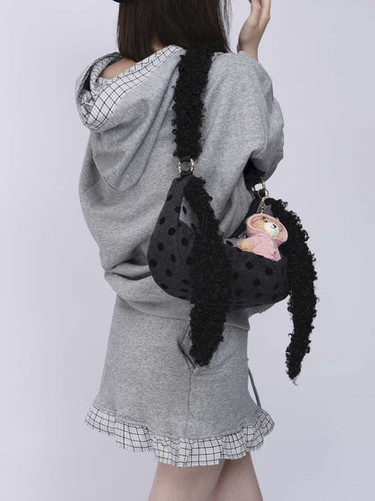 Rabbit Plush Versatile Commuter Crossbody Bag【s0000014618】