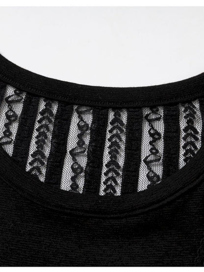 Ssleeveless fitted knit short vest【s0000012791】