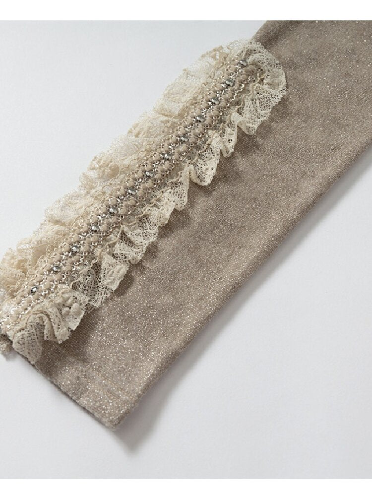 Lace Embroidered Knit Sweater【s0000019159】