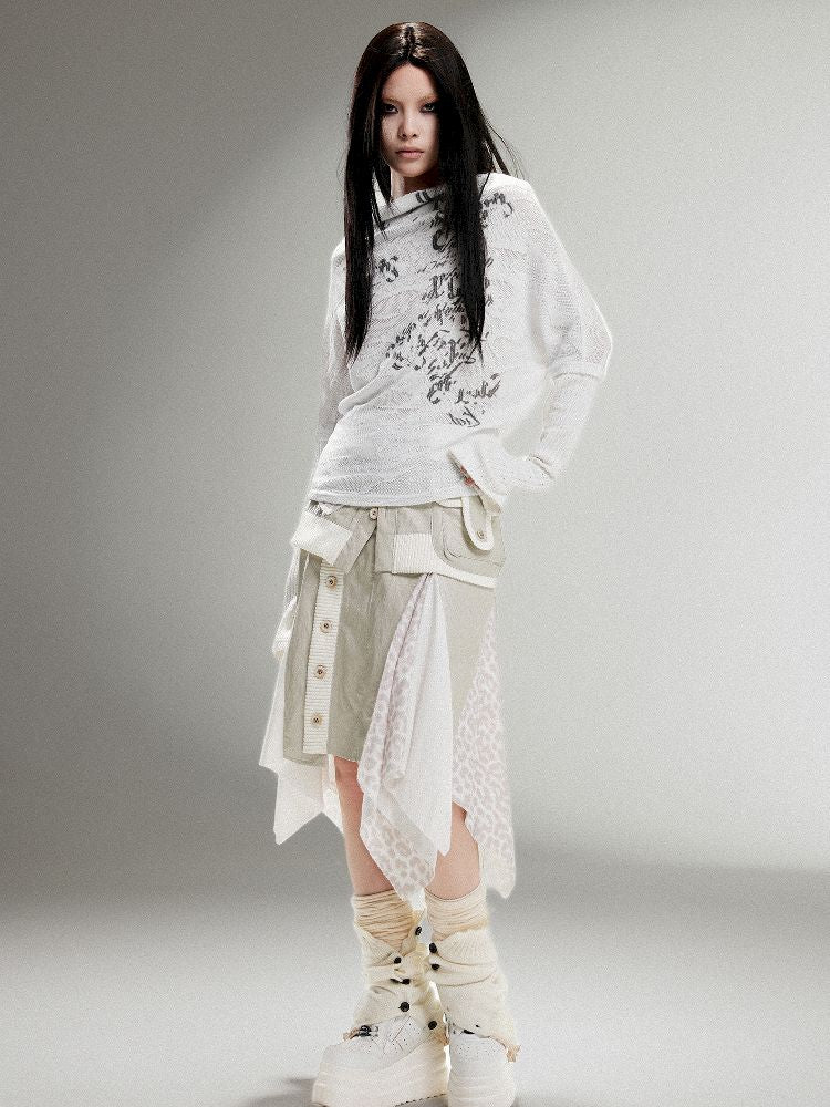 Leather Halter Long Skirt【s0000011253】