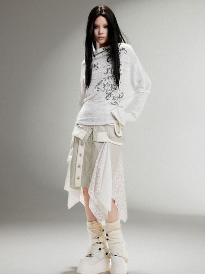 Leather Halter Long Skirt【s0000011253】