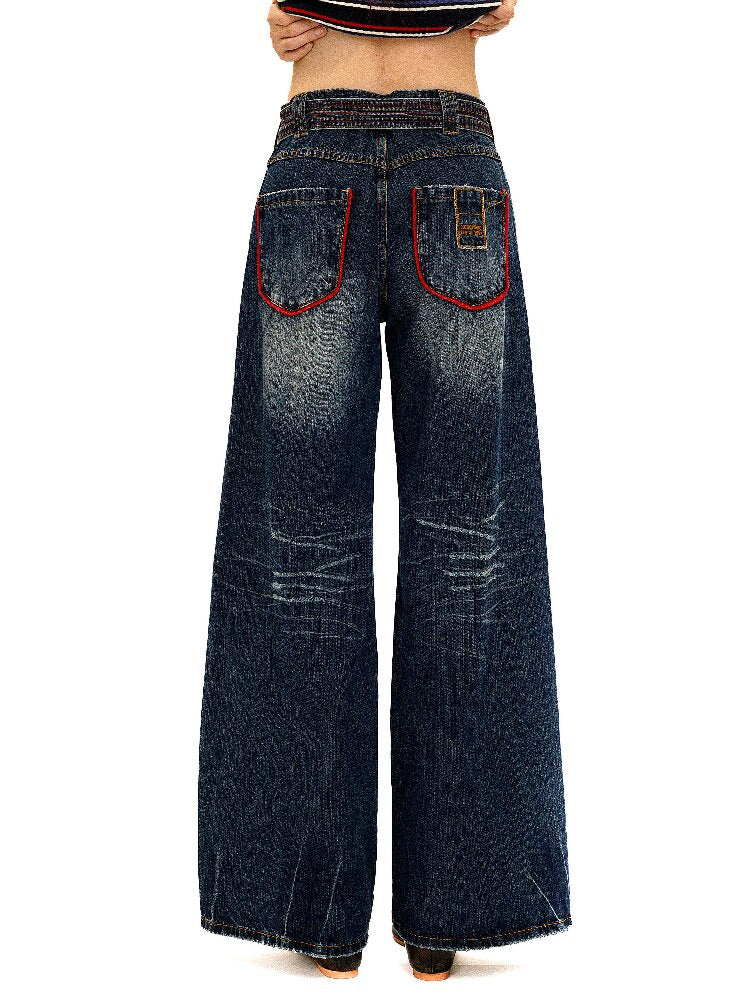 Vintage Bamboo Pleated Jeans【s0000016139】