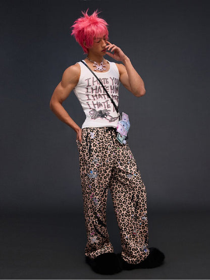 Hate Printed Vest【s0000017291】
