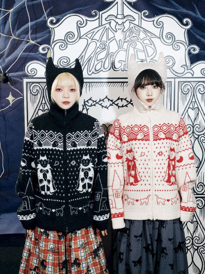 Cat Ears Devil's Tail Cardigan【s0000011559】