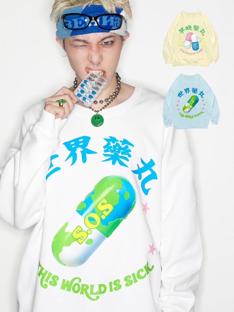 PILL LOOSE SWEATSHIRT [S0000010263]