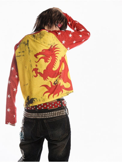 American Flag Skull Long Sleeve【s0000019127】