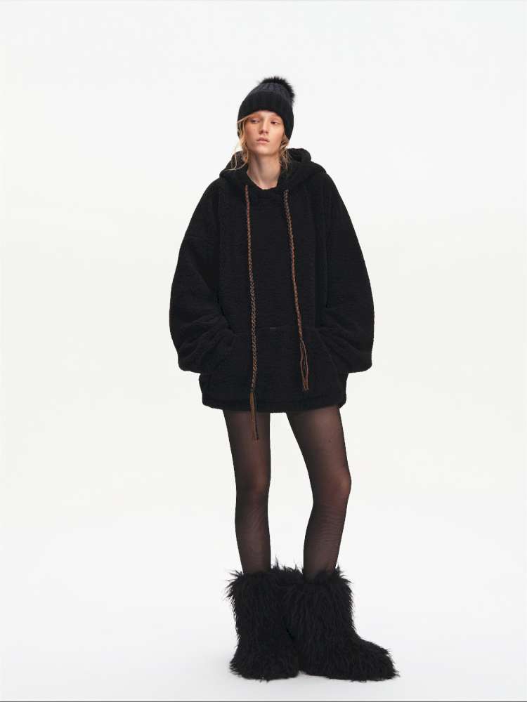 Drawstring Loose Hooded Jacket【s0000015060】