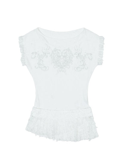 Totem Printed Ultra Short Dress Top【s0000012312】