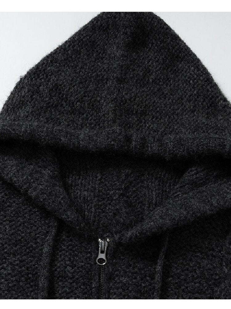 Twisted Knit Wool Cape Jacket【s0000019160】