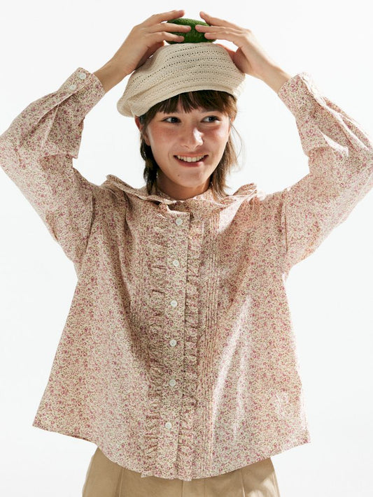 Romantic Vintage Floral Tops【s0000007642】