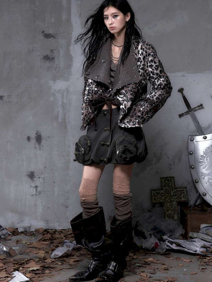 Chanel-Style Reversible Fleece Coat【s0000014462】