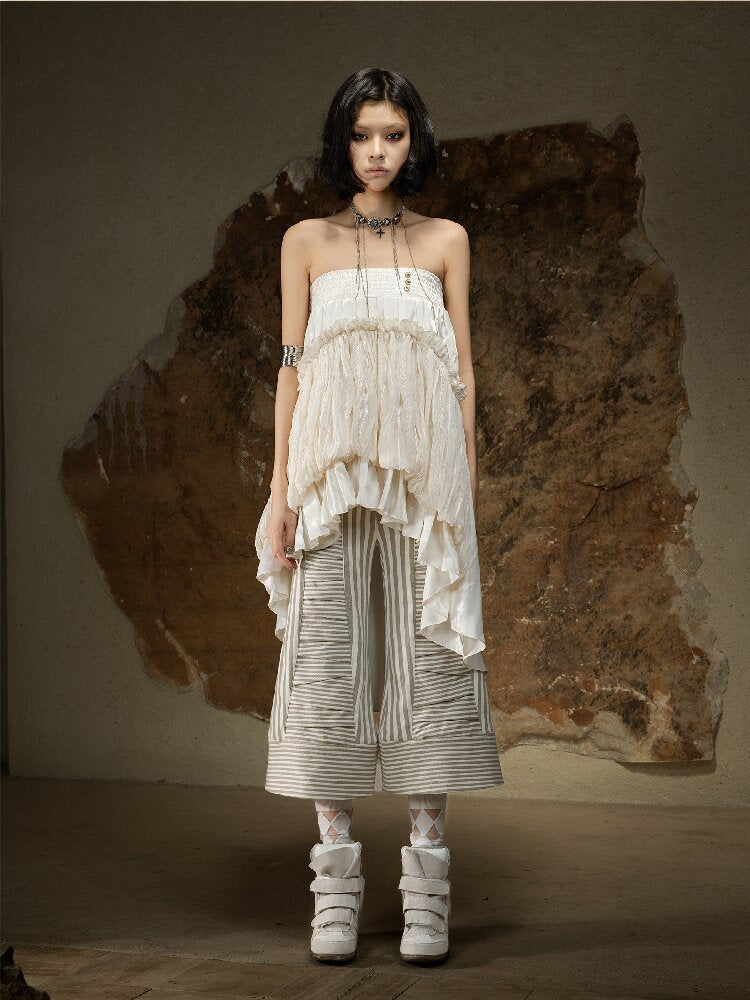 Irregular High Waisted Bandeau Skirt【s0000016929】