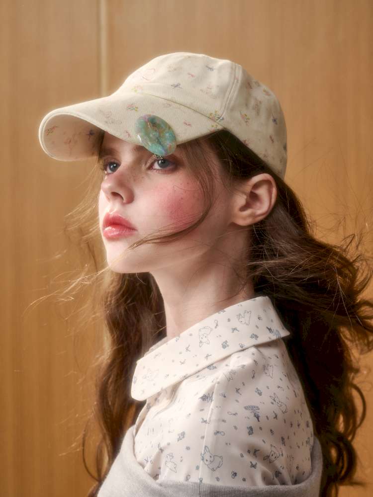 Rabbit Print Design Top Skirt【s0000014886】