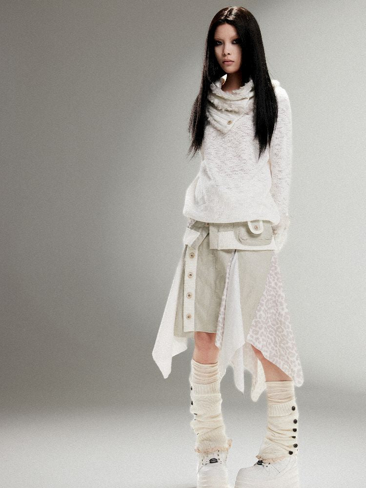 Leather Halter Long Skirt【s0000011253】