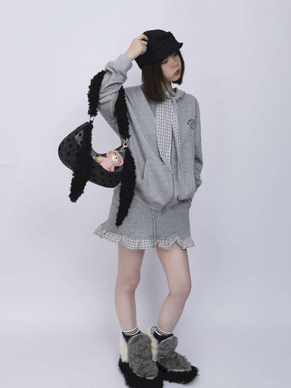 Rabbit Plush Versatile Commuter Crossbody Bag【s0000014618】