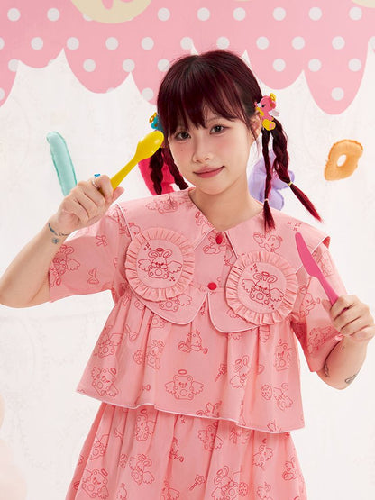 Animal Angel Pink Cake Halter Dress【s0000013192】