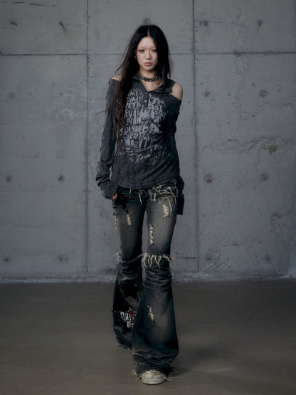 Micro Slim Washed Jeans【s0000013474】