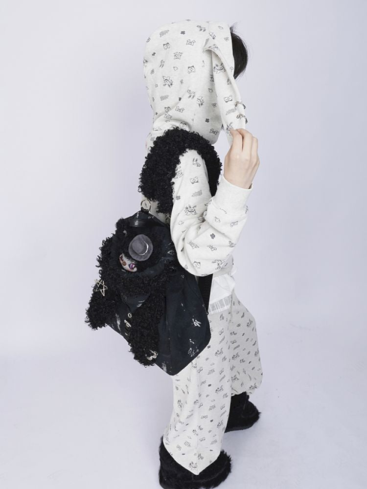 Setting rabbit ears shoulder bag 【s0000013725】