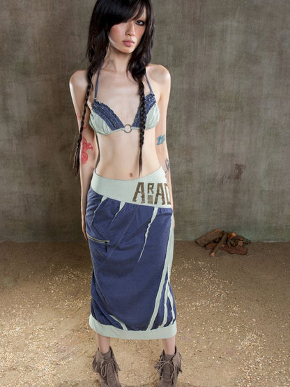 Drawstring Crash Ruffle Bikini【s0000012659】