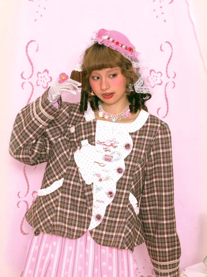 Patchwork Embroidered Tea Break Blazer【s0000014160】