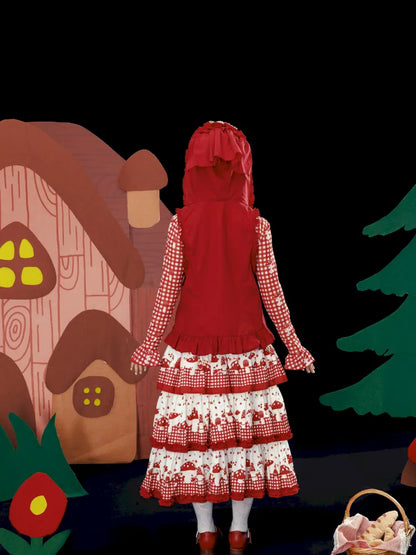 Embroidered Floral Headpiece Vest【s0000013934】