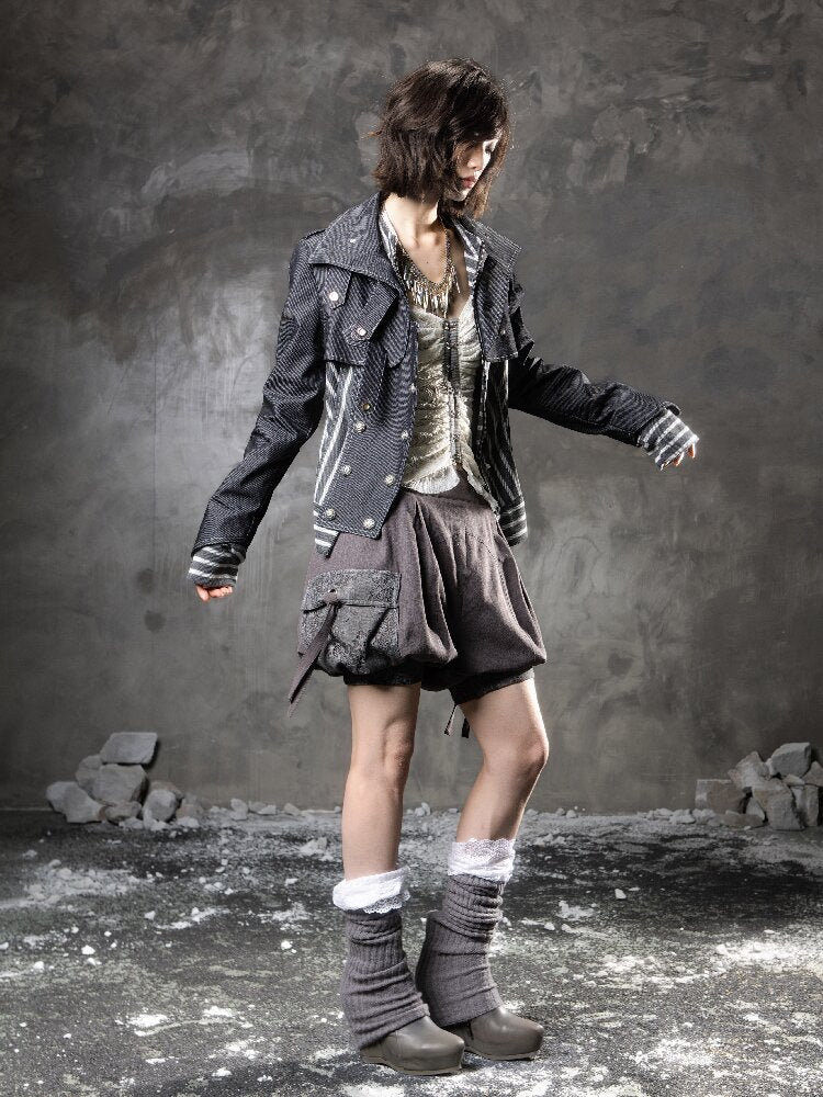 Fake Two Denim Patchwork Jacket【s0000015947】