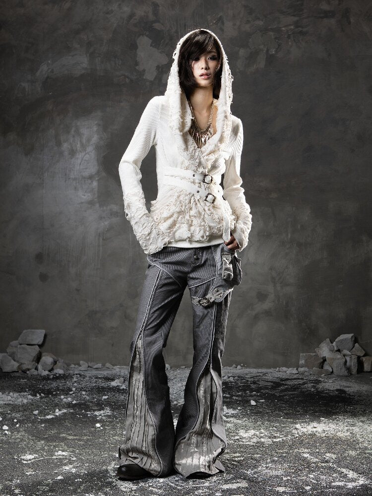 Multi-Wear Straight Flared Pants【s0000015955】