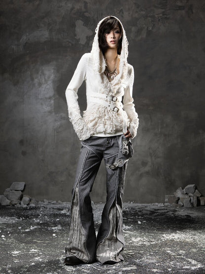 Multi-Wear Straight Flared Pants【s0000015955】