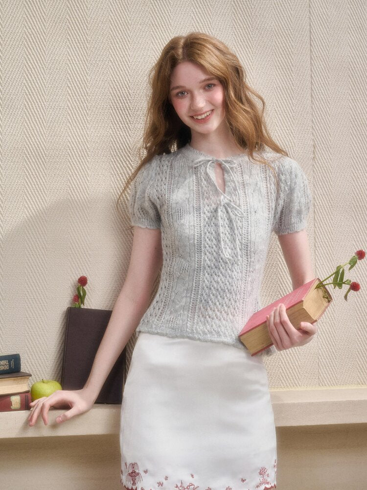 Pigeon Fountain Satin Light Skirt【s0000015627】