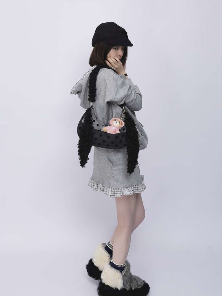 Rabbit Plush Versatile Commuter Crossbody Bag【s0000014618】