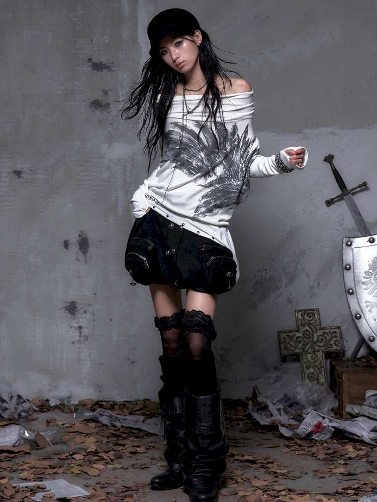 Long-Sleeve Knit Base Layer Top【s0000014466】