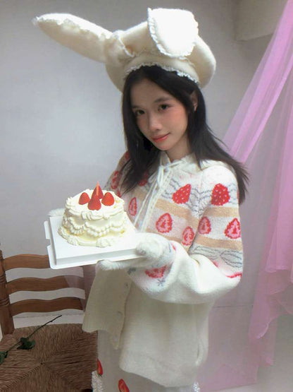 Mohair Knit Cardigan Jacket【s0000014533】