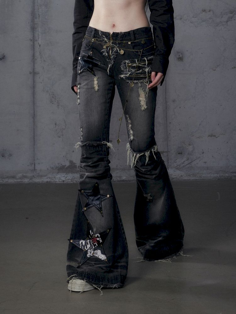 Micro Slim Washed Jeans【s0000013474】