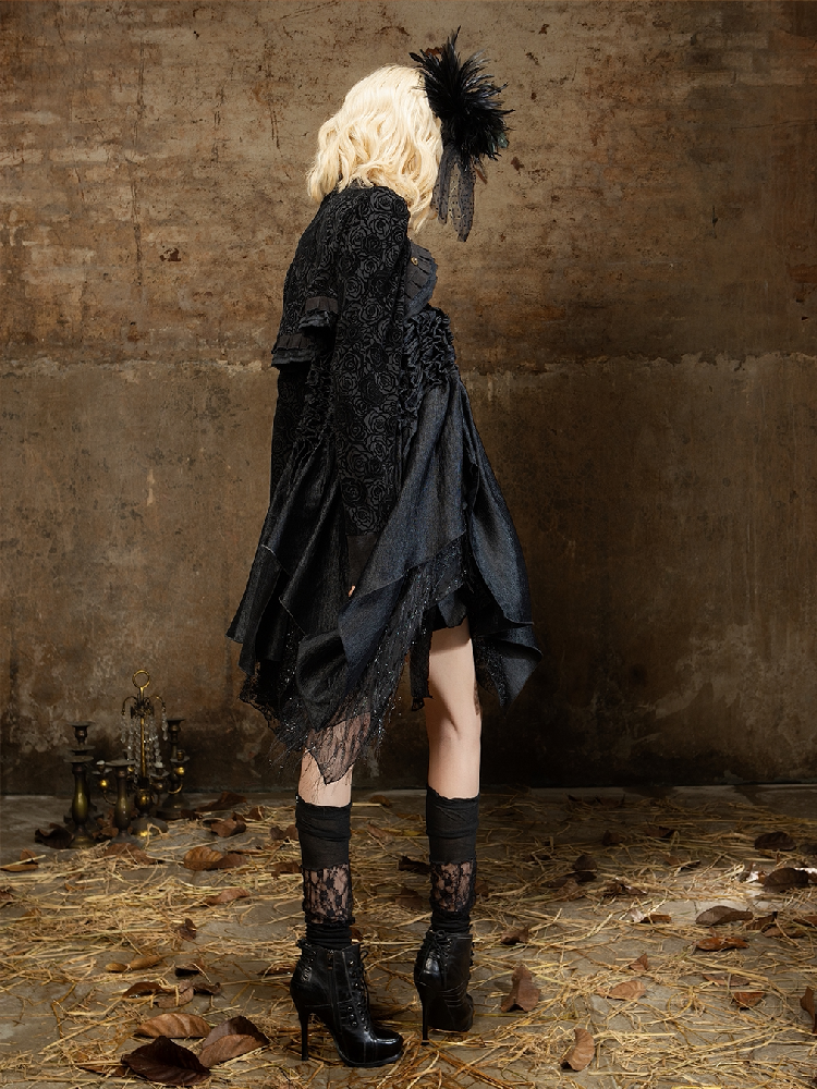 Romantic Palace Midi Skirt【s0000018377】