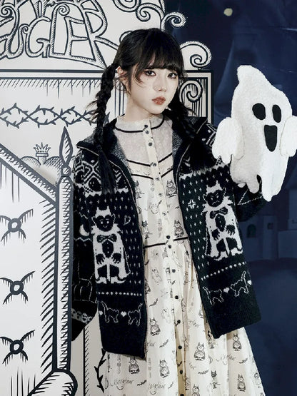 Cat Ears Devil's Tail Cardigan【s0000011559】