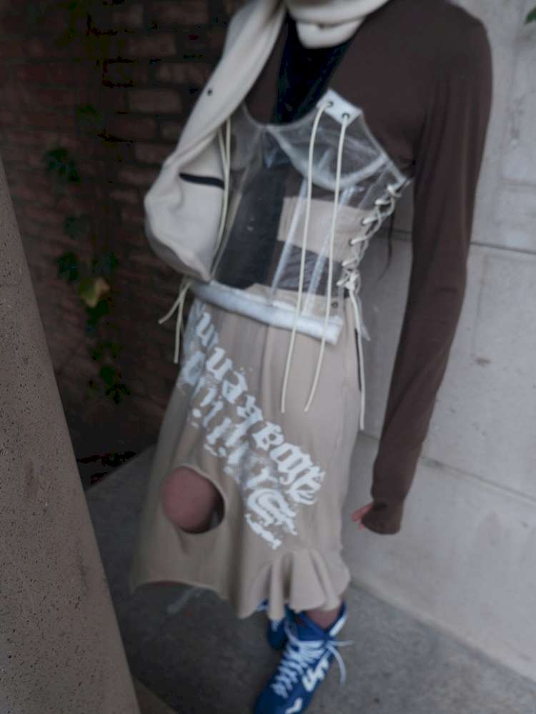 Printed Bondage Transforming Dress【s0000015143】