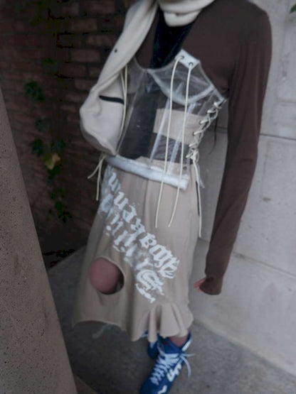 Printed Bondage Transforming Dress【s0000015143】
