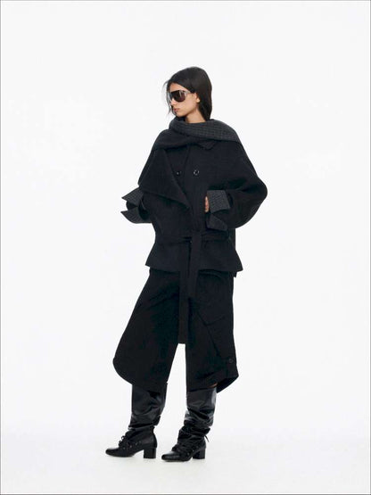 Wool Double Breasted Jacket Set【s0000015061】