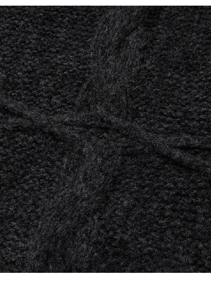Twisted Knit Wool Cape Jacket【s0000019160】
