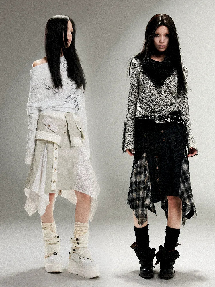 Leather Halter Long Skirt【s0000011253】