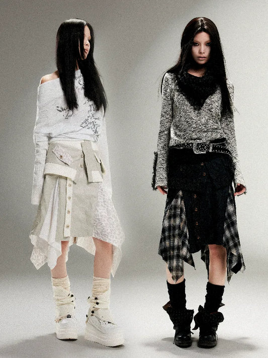 Leather Halter Long Skirt【s0000011253】