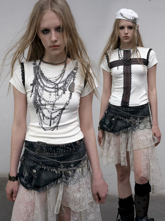 Two Wear Short Sleeve T-Shirt【s0000012619】