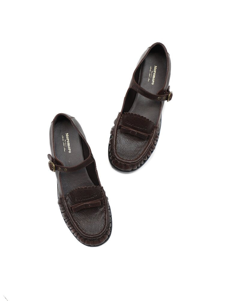 Vintage Mary Jane Loafers【s0000017904】
