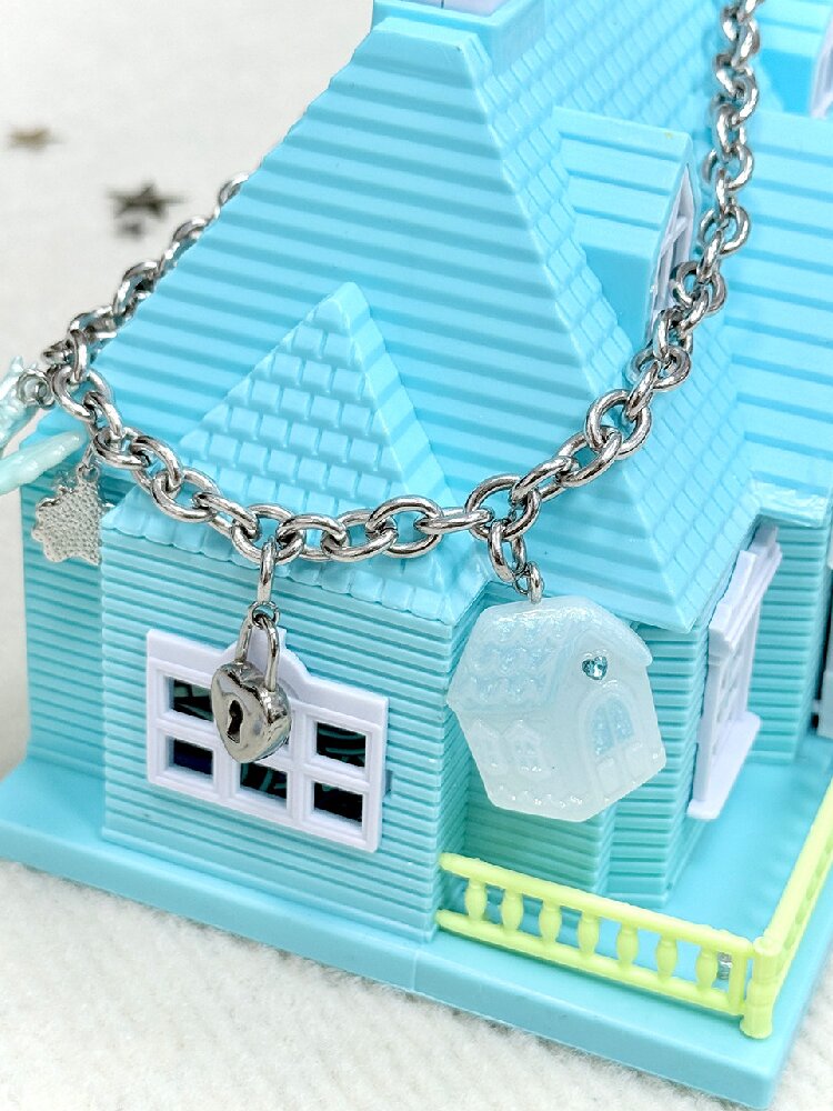 Quirky Unicorn Little House Jewelry【s0000017481】