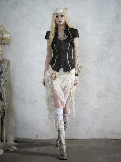 Vintage Court Baroque Mermaid Skirt【s0000017990】